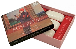 Düfte, Parfümerie und Kosmetik Berkeley Square Rose Petal 1920 - Seifen-Set (Seife 3x100g)