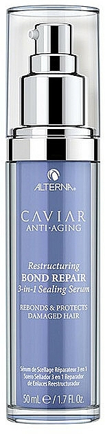 Reparierendes und schützendes Anti-Spliss Serum für trockenes und strapaziertes Haar - Alterna Caviar Anti-Aging Restructuring Bond Repair 3-in-1 Sealing Serum — Bild N1