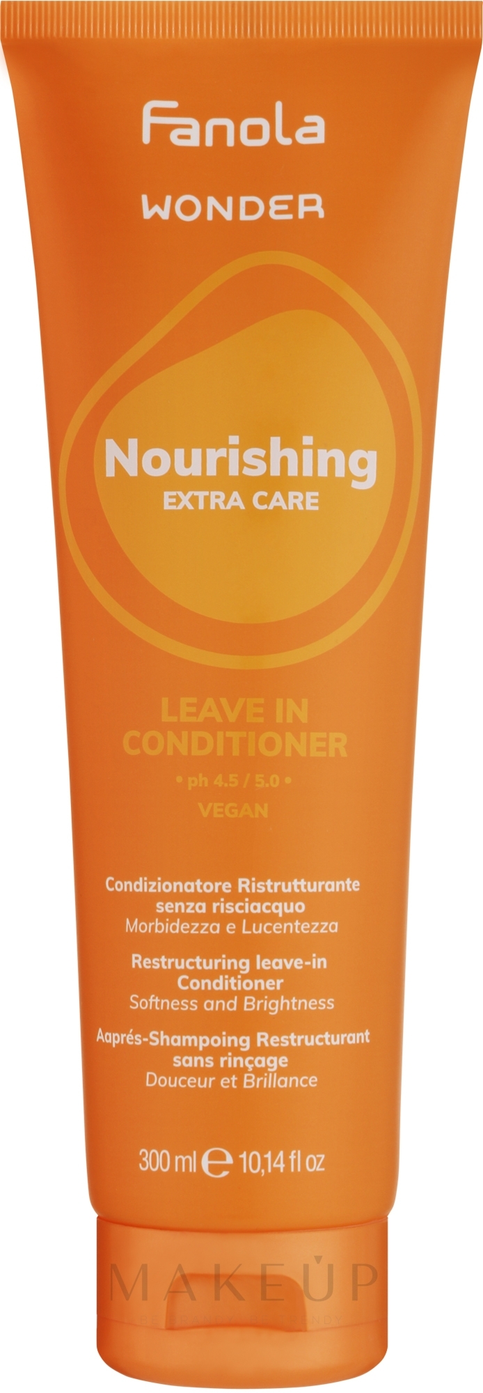 Leave-in-Conditioner für intensive Feuchtigkeit und Glanz - Fanola Wonder Nourishing Leave In Conditioner  — Bild 300 ml
