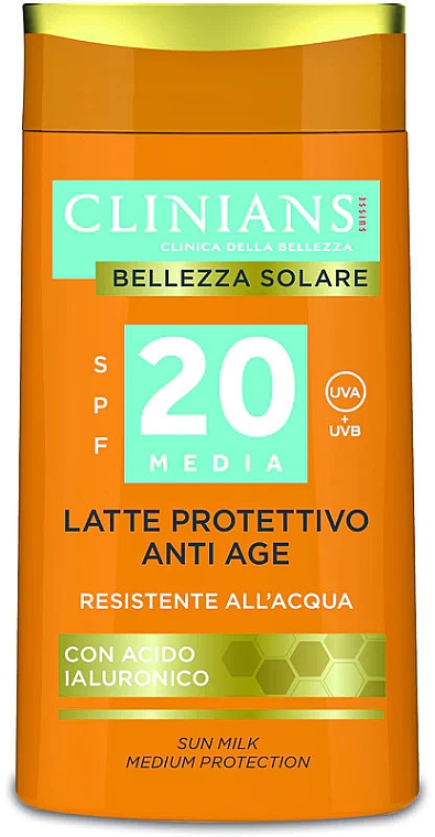 Sonnenschutzmilch SPF 20 - Clinians Protective Anti-Ageing Sun Milk — Bild N1