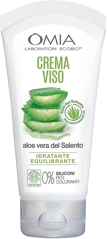 Gesichtscreme mit Aloe Vera - Omia Labaratori Ecobio Aloe Vera Face Cream — Bild N1