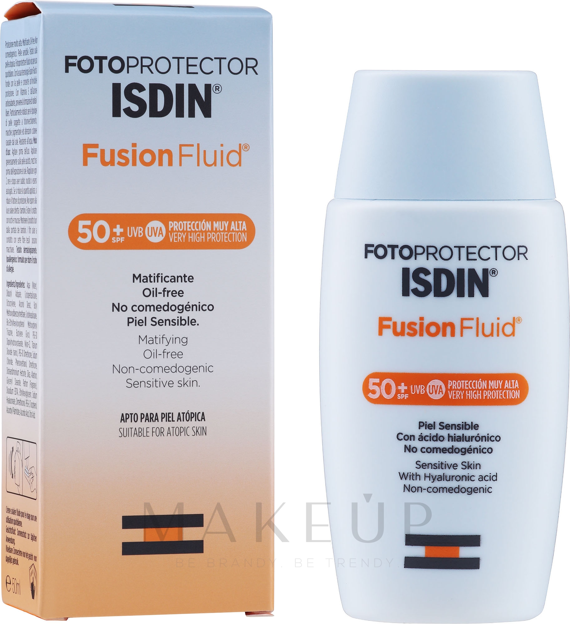 Sonnenschutzfluid SPF50 - Isdin Fotoprotector Fusion Fluid SPF 50+ — Bild 50 ml