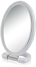 Doppelseitiger Kosmetikspiegel mit Ständer 9510 22,5 cm grau - Donegal Mirror — Bild N1