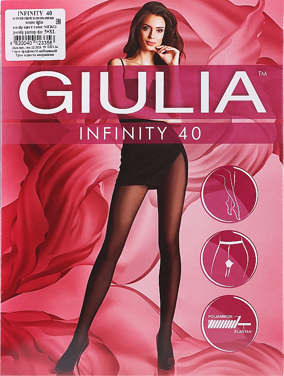 Strumpfhose für Damen Infinity 40 Den nero - Giulia — Bild N1