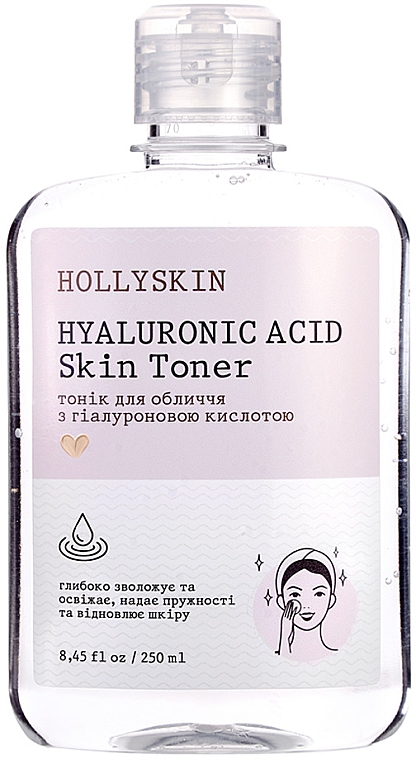 Gesichtswasser mit Hyaluronsäure - Hollyskin Hyaluronic Acid Skin Toner — Bild N1