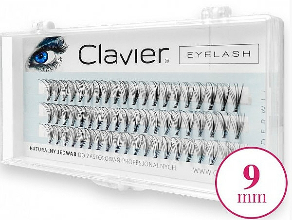 Künstliche Wimpernbüschel 9 mm - Clavier Eyelash — Bild N1