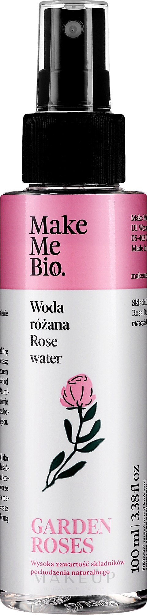Intensiv feuchtigkeitsspendendes Rosenwasser - Make Me BIO — Bild 100 ml