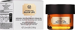 Revitalisierende Augencreme für reife Haut mit Samenölen - The Body Shop Oils of Life Eye Cream-Gel — Bild N2