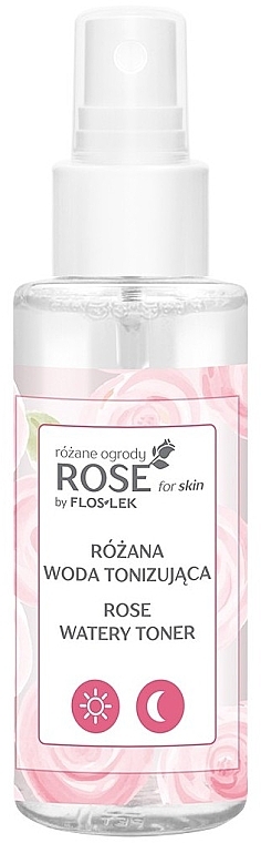 Gesichtspflegeset - Floslek Rose For Skin (Gesichtstonikum 95ml + Gesichtscreme 50ml) — Bild N3
