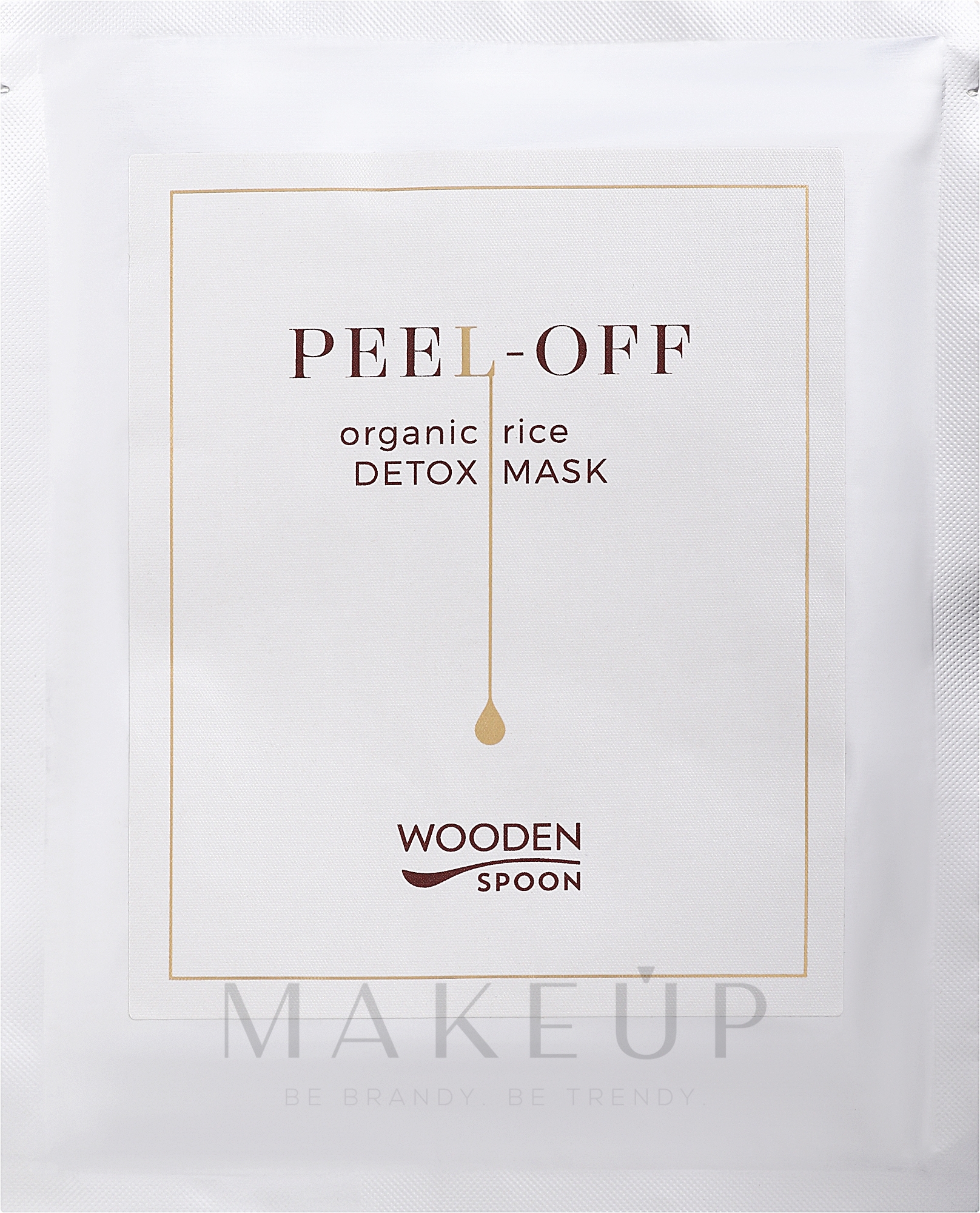 Peeling-Gesichtsmaske - Wooden Spoon Peel-off Organic Rice Detox Mask — Bild 30 g