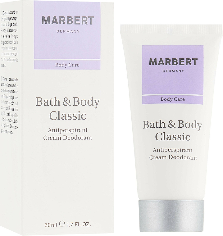 Deo-Creme Antitranspirant - Marbert Bath & Body Classic Anti-Perspirant Cream Deodorant — Bild N1