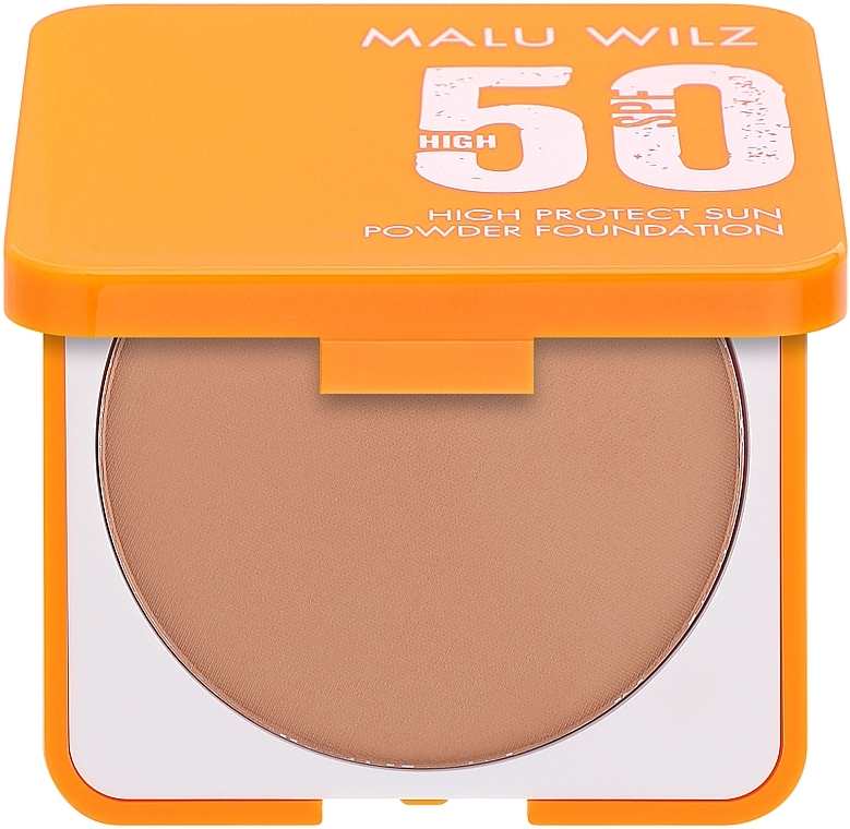 Gesichtspuder - Malu Wilz High Protect Sun Powder Foundation SPF 50 — Bild N1