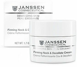 Straffende Creme für Hals und Dekolleté - Janssen Cosmetics Firming Face, Neck & Decollete Cream — Bild N1