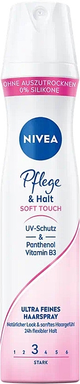 Haarspray mit flexiblem Halt - NIVEA Care & Hold Soft Touch 24H Flexible Hold 3 — Bild N2