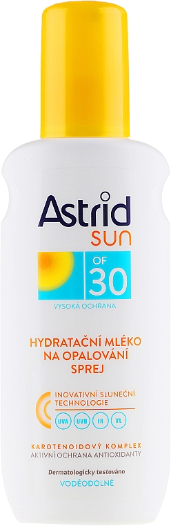 Feuchtigkeitsspendendes Sonnenschutzspray LSF 30 - Astrid Sun Moisturizing Milk Spray SPF 30 — Bild N1