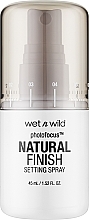 Düfte, Parfümerie und Kosmetik Make-up Fixierspray - Wet N Wild Photofocus Natural Finish Setting Spray