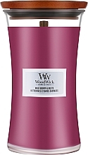 Duftkerze im Glas - Woodwick Hourglass Candle Wild Berry & Beets — Bild N1