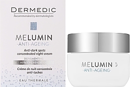 Creme-Konzentrat gegen Pigmentflecken für die Nacht - Dermedic Melumin Anti-Ageing Night Cream — Bild N2