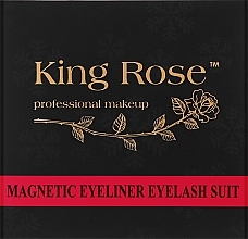 Set Magnetische Wimpern 3 Paare mit Applikator und magnetischem Eyeliner 2085 - King Rose — Bild N2