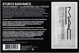 MAC Studio Radiance Moisturizing & Illuminating Silky Face Primer (Probe) - GESCHENK! Feuchtigkeitsspendender Primer — Bild N2