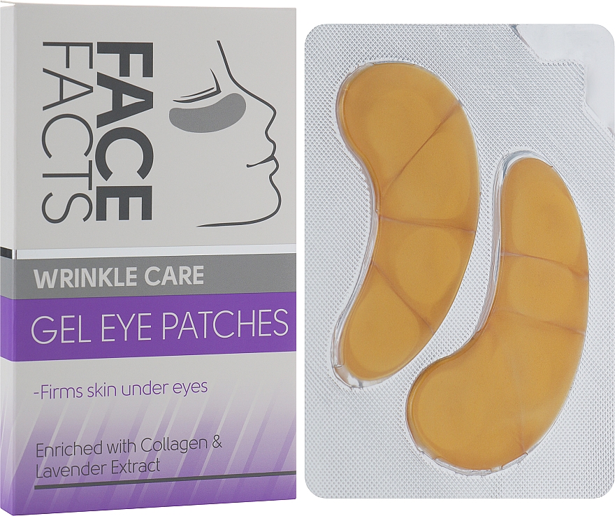 Hydrogel-Augenpads - Face Facts Wrinkle Care Gel Eye Patches — Bild N1