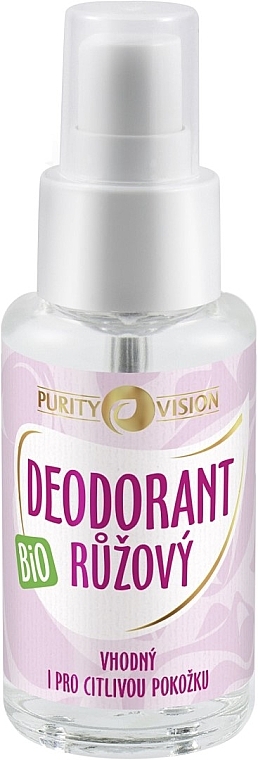 Deospray mit Damaszener Rose - Purity Vision Bio Deodorant — Bild N1