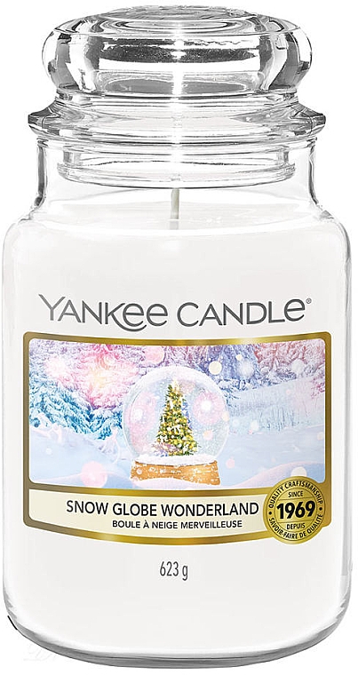 Duftkerze im Glas - Yankee Candle Snow Globe Wonderland Jar Candle — Bild N1