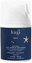 Düfte, Parfümerie und Kosmetik Gesichtscreme - Hagi Men Natural Anti-Wrinkle Face Cream Ahoj Captain