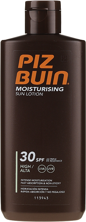 Feuchtigkeitsspendende Sonnenschutzlotion SPF 30 - Piz Buin Moisturising Sun Lotion SPF30 — Bild N1