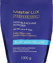 Aufhellende Haarpulver - Master LUX Professional Blue Hair Bleaching Powder — Bild N3