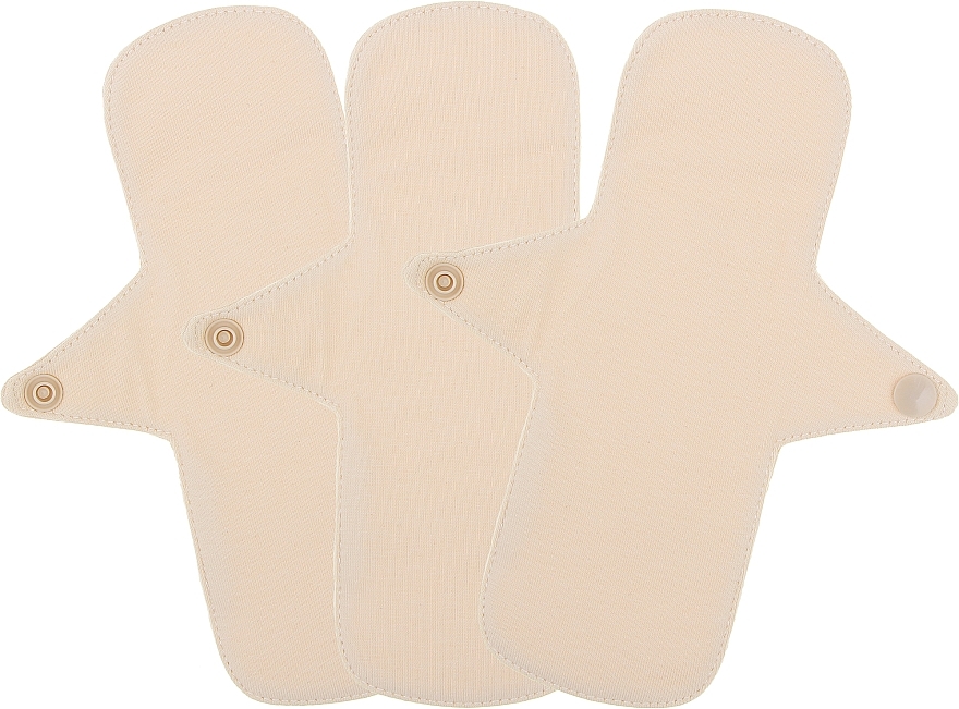 Tägliche Damenbinden Normal 3 St. beige - Ecotim For Girls — Bild N3