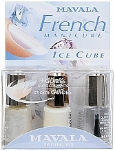 Düfte, Parfümerie und Kosmetik Nagellack-Set für French Manicure Ice Cube - Mavala Kit Manucure French Natural Ice Cube (Nagellack 2x5ml + Schnelltrocknender Überlack 5ml)