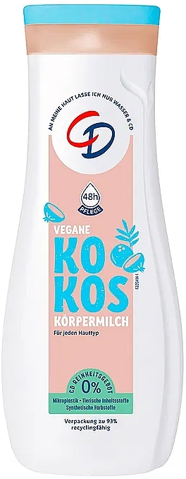 Körpermilch mit Kokos - CD Body Milk Coconut  — Bild N1