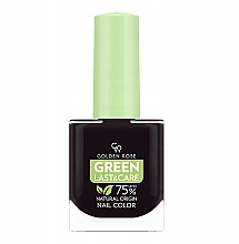 Düfte, Parfümerie und Kosmetik Nagellack mit veganer Formel - Golden Rose Green Last & Care Nail Color