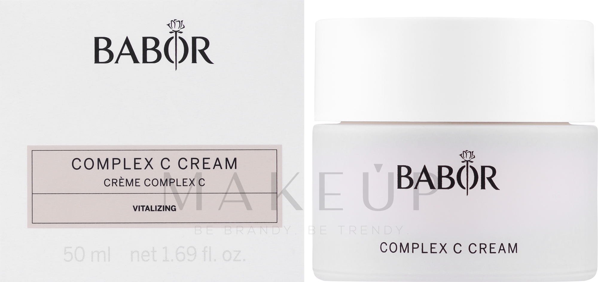 Reichhaltige 24h Vitaminpflege für das Gesicht - Babor Complex C Cream — Bild 50 ml