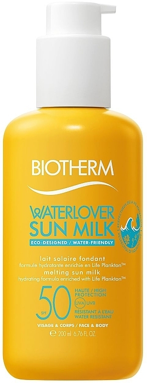 Körper Sonnenschutzmilch - Biotherm Waterlover Sun Milk SPF50 — Bild N1