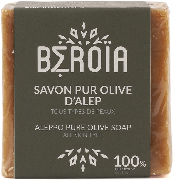 Olivenseife 100% - Beroia Aleppo Pure Olive Soap 100% — Bild N1