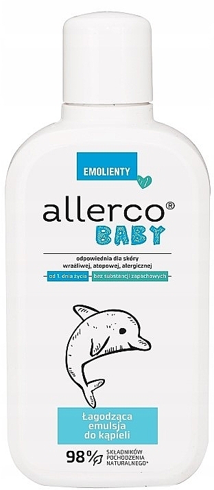 Beruhigende Badeemulsion - Allerco Baby Emolienty — Bild N1