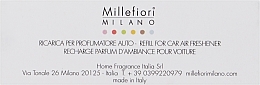 Düfte, Parfümerie und Kosmetik Autoduft Ersatzfüllung schwarz - Millefiori Milano Icon Refill Nero
