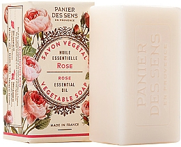 Extra sanfte Pflanzenseife mit Rosenöl - Panier des Sens Rose Extra-Gentle Vegetable Soap — Bild N1