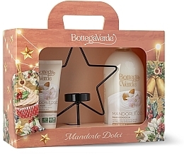 Set - Bottega Verde Mandorle Dolci (sh/gel/400ml + h/cr/75ml + candle/holder) — Bild N2