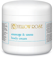 Düfte, Parfümerie und Kosmetik Körpercreme mit Massage- und Saunaeffekt - Yellow Rose Massage And Sauna Body Cream (Salon Size)