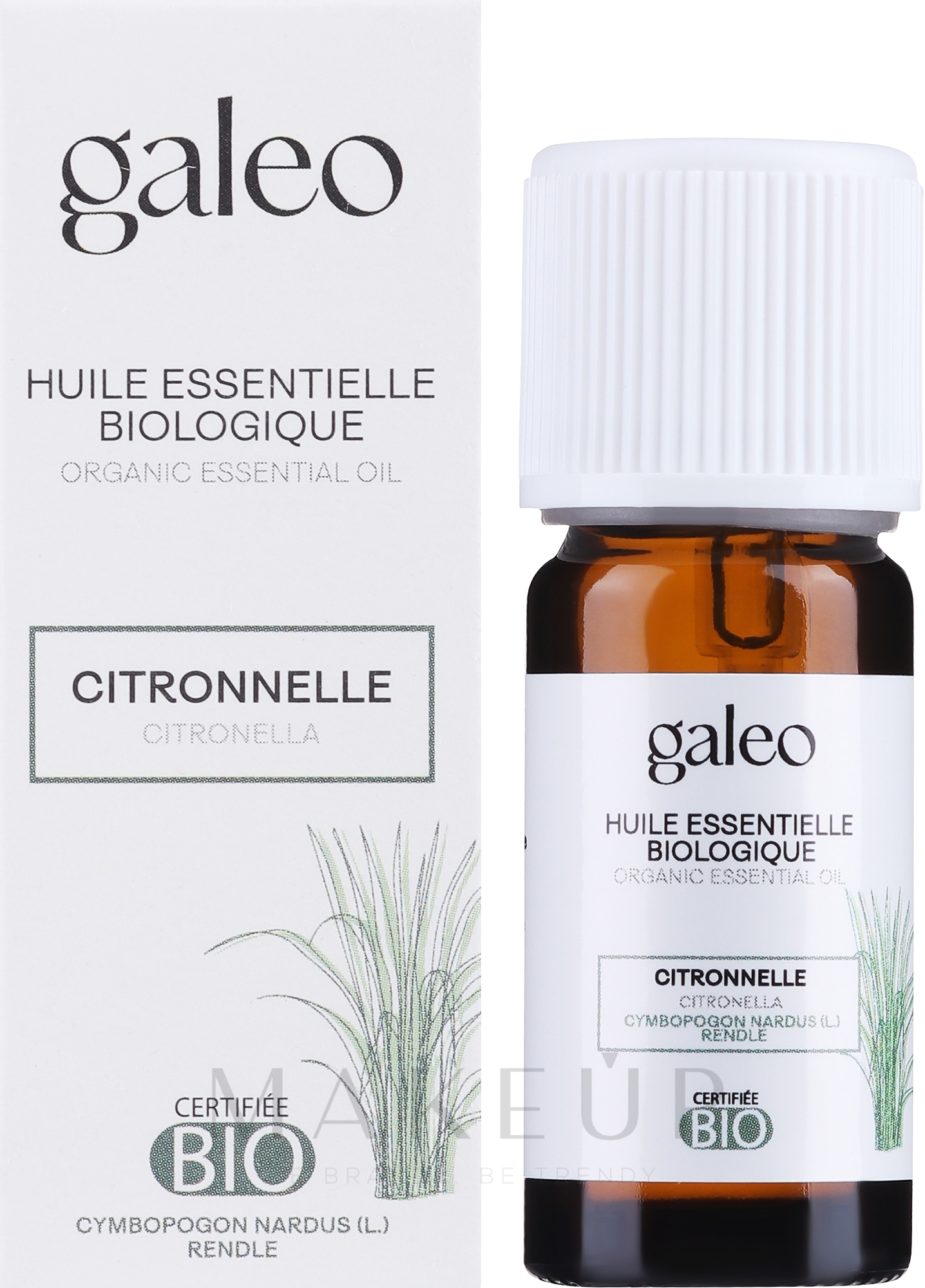 Organisches ätherisches Öl Citronella - Galeo Organic Essential Oil Citronella — Bild 10 ml