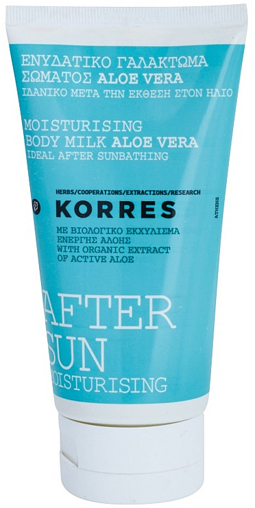 Feuchtigkeitsspendende Körpermilch nach dem Sonnenbad - Korres Aloe Vera Body Milk After Sun — Bild N1