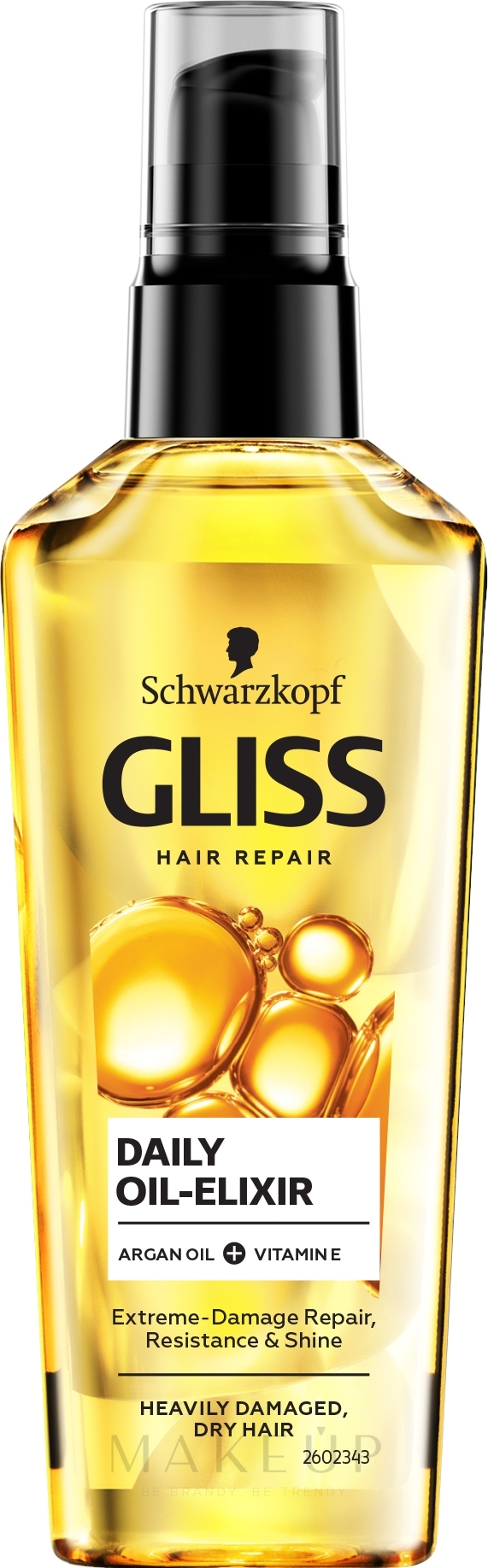Tägliches Öl-Elixier für sehr geschädigtes und trockenes Haar - Gliss Kur Oil Nutritive Elixir — Foto 75 ml