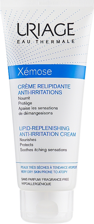 Pflegende und schützende Lipidcreme für trockene und atopische Gesichts- und Körperhaut - Uriage Xemose Lipid Replenishing Anti-Irritation Cream — Bild N1