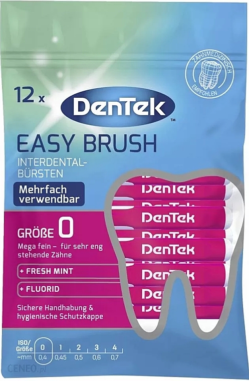 Interdentalbürsten 0,4 mm 12 St. - DenTek Easy Brush  — Bild N1