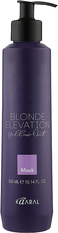 Maske für blondiertes Haar - Kaaral Blonde Elevation Yellow Out — Bild N1