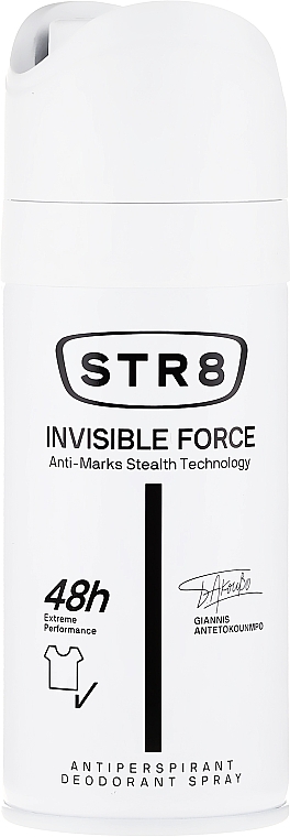 Deospray Antitranspirant - STR8 Invisible Force Antiperspirant Deodorant Spray — Bild N1