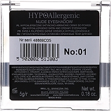 Hypoallergener Creme-Lidschatten - Bell Hypoallergenic Nude Eyeshadow — Foto N2